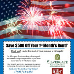 Save $500 Off Your 1st Month's Rent at Silvergate San Marcos
