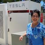 Tesla battery installation at Silvergate