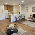 The new One-Bedroom, Open Kitchen Floorplan Design at Silvergate Fallrook.