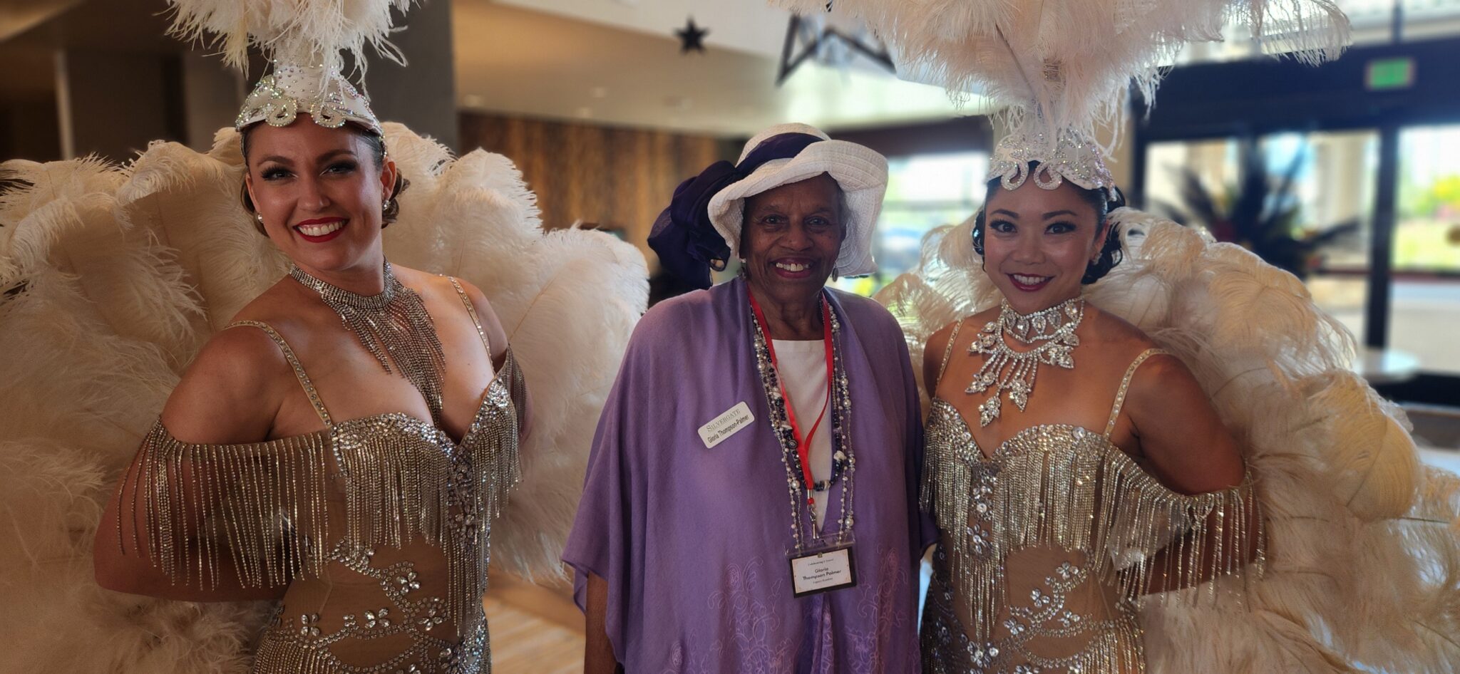 Silvergate Resident Gloria with Dancers